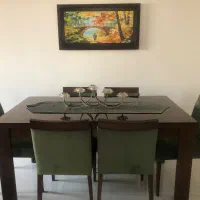 مبل ۷ نفره ، میز وسط، میز ناهار خوری ۶ نفره|مبلمان خانگی و میز عسلی|گرمدره, |دیوار