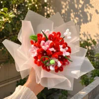 ساخت گل های پیپ پاک‌کنی پینترستی برای هدیه