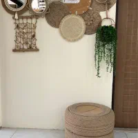 دیزاین حصیری دیواری