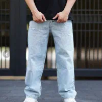 شلوار مردانه جین و کتان استوک