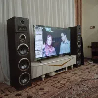 اسپیکر ایستاده، دو قلو، در حد نو با کارتون|سیستم صوتی خانگی|شیراز, ده پیاله|دیوار
