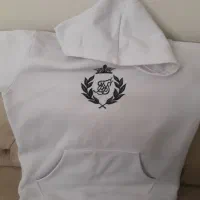 هودی سفید کاملا نو ، دو ایکس لارژ متوسط