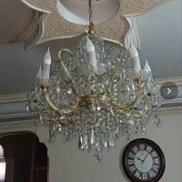 لوستر کریستالی چک