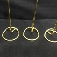 ست سه تایی جاشمعی و گلدان طلایی|صنایع دستی و سایر لوازم تزئینی|قم, آزادگان|دیوار