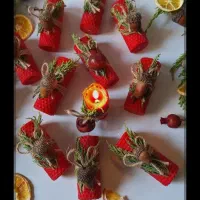 شمع های موم عسلی یلدایی|صنایع دستی و سایر لوازم تزئینی|قم, شاه سید علی|دیوار