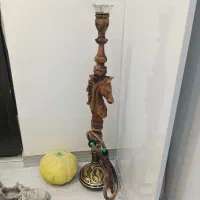قلیون تنه چوبی