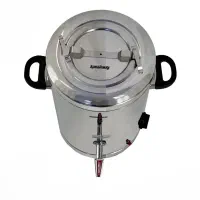 سماور صنعتی 15 لیتری برقی استوانه ای