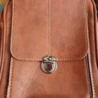 کیف قهوی چرم مصنوعی اسپرت|کیف، کفش، کمربند|الوند, |دیوار