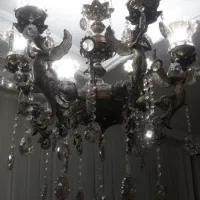 لوستر تمام برنز|لوستر و چراغ آویز|محلات, |دیوار