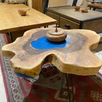 میز جلو مبلی چوب طبیعی|مبلمان خانگی و میز عسلی|شهریار, شهریار|دیوار