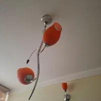 لوستر|لوستر و چراغ آویز|میانه, |دیوار