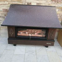 بخاری گازی نیک کالا طرح شومینه  MC28000