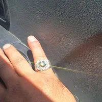 انگشتر موزانایت اصل|جواهرات|زنجان, |دیوار