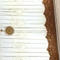 مدال پرده و کتیبه و چوب پرده