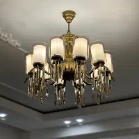 لوستر کریستالی ۱۰ شاخه