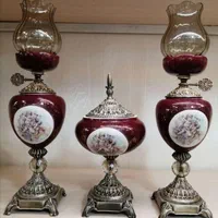 لوستر وشمعدان وشکلات خوری ست|لوستر و چراغ آویز|شیراز, شهرک گلستان|دیوار