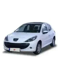حواله پژو۲۰۷ دستی سقف شیشه ای رینگ آلمینیومی