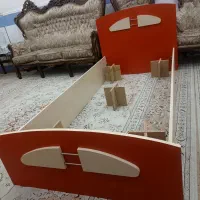 تخت خواب ۱نفره باتشک رویال درحدنو ام دی اف|تخت و سرویس خواب|اهواز, کوی فرهنگیان ۲|دیوار