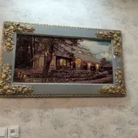 تابلو فرش درحد نو منظره زیبا فروش فوری