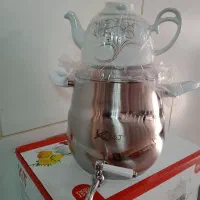 کتری قوری ایرانی کف چدن کی تی 6 لیتر آکبند