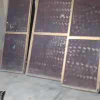 درب حیاط ماشین رو قدیمی وسنگین