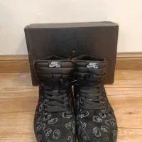 کفش نایک جردن وان رترو کاز مشکی|کیف، کفش، کمربند|رشت, منظریه|دیوار