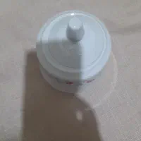 قندان وفنجان چینی نو|ظروف سرو و پذیرایی|کنگاور, |دیوار