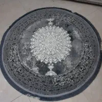 قالیچه دایره ۱×۱گرد برجسته تمام نخ آکرولیک