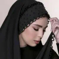 هد شال بسیار زیبا و شیک مشکی|لباس|اصفهان, لاله|دیوار