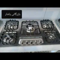 اجاق گاز صفحه ای شیشه و استیل