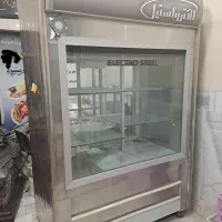 یخچال کبابی الکترو استیل کانتر گرم دچرخ گوشت