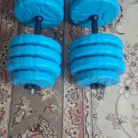 دمبل متغیر 18کیلویی آبی