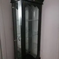 بوفه یا ویترین چوبی شیشه ای خانگی|بوفه، ویترین، کنسول|تهران, خاک سفید|دیوار