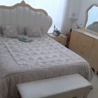 سرویس خواب(تخت پاتختی دراور روتختی) وتخت جوان۳تخته