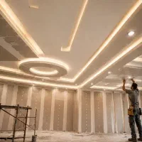اجرا و نصب کناف،دکور ،تایل،pvc و هرگونه لکه کاری