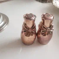 یک جفت نمکدان پاپیونی سیلور پلیت