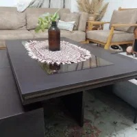 دو دست میز جلو مبلی و گل میز ام دی اف|مبلمان خانگی و میز عسلی|شیراز, شهرک فرزانگان|دیوار