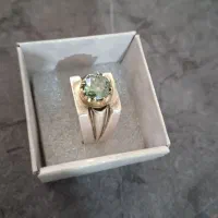 انگشتر نقره موزنایت روسی|جواهرات|قزوین, |دیوار