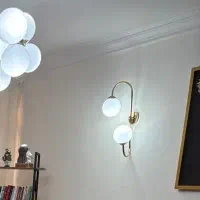 لوستر مولوکولی دیواری ۲ شعله