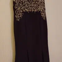 لباس مجلسی کرپ کار شده 46