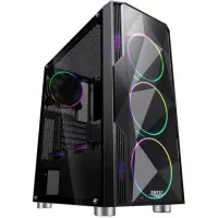 قاب کیس نو گیمینگ AVEST AV02GT با4فن ARGB