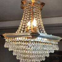 لوستر نینو کریستالی|لوستر و چراغ آویز|کرج, شهرک بنفشه|دیوار