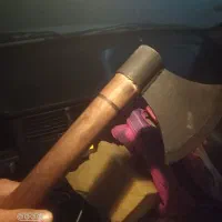 تبر فولادی/دسته چوب سرخ/۶۰سانتی|کوهنوردی و کمپینگ|شیروان (خراسان), |دیوار