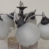 لوستر ۵ شاخه ای تمیز زیر قیمت|لوستر و چراغ آویز|اهواز, پادادشهر|دیوار