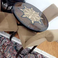 میز غذا خوری ۴ نفره|میز و صندلی غذاخوری|ازنا, |دیوار