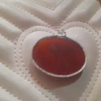 گردن اویز عقیق رگه دار
