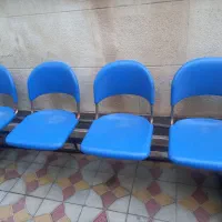 صندلی چهارنفره سالنی پایه استیل