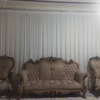 پرده حریر شاین دار خارجی|پرده، رانر، رومیزی|سرپل ذهاب, |دیوار