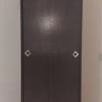 کمد لباس امMDF با دو قفسه. ارتفاع 2متر عرض60سانت