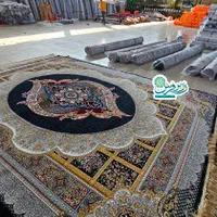 فرش نقشه مانلی ۱۲ - ۹ - ۶ متری نو - ست پشتی، کناره|فرش|شیراز, بازار|دیوار